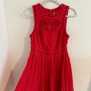 Free People Red Dress